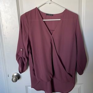 Stitch Fix Purple Work Blouse
